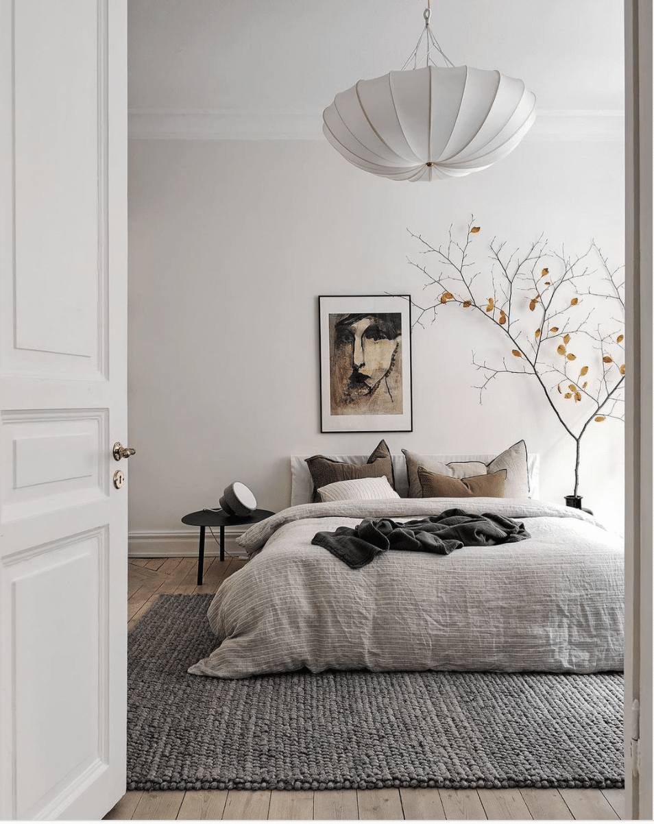Fashionable Minimalist Mattress room Aims COCOCOZY